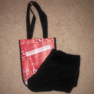 LULULEMON “speed up shorts”